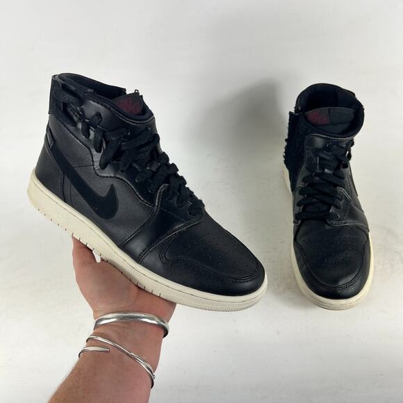 Nike Air Jordan 1 Rebel XX Sneakers Women's 8.5 Black High Top Athletic Shoes - Picture 1 of 9